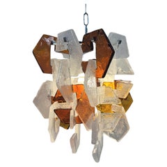 Mazzega Murano chandelier design Carlo Nason / Italie