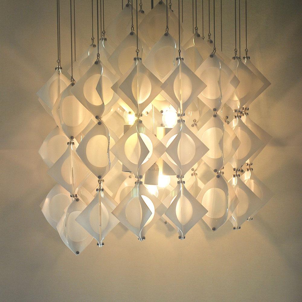 Italiano Lampadario di Mazzega Murano, fine anni '60 in vendita
