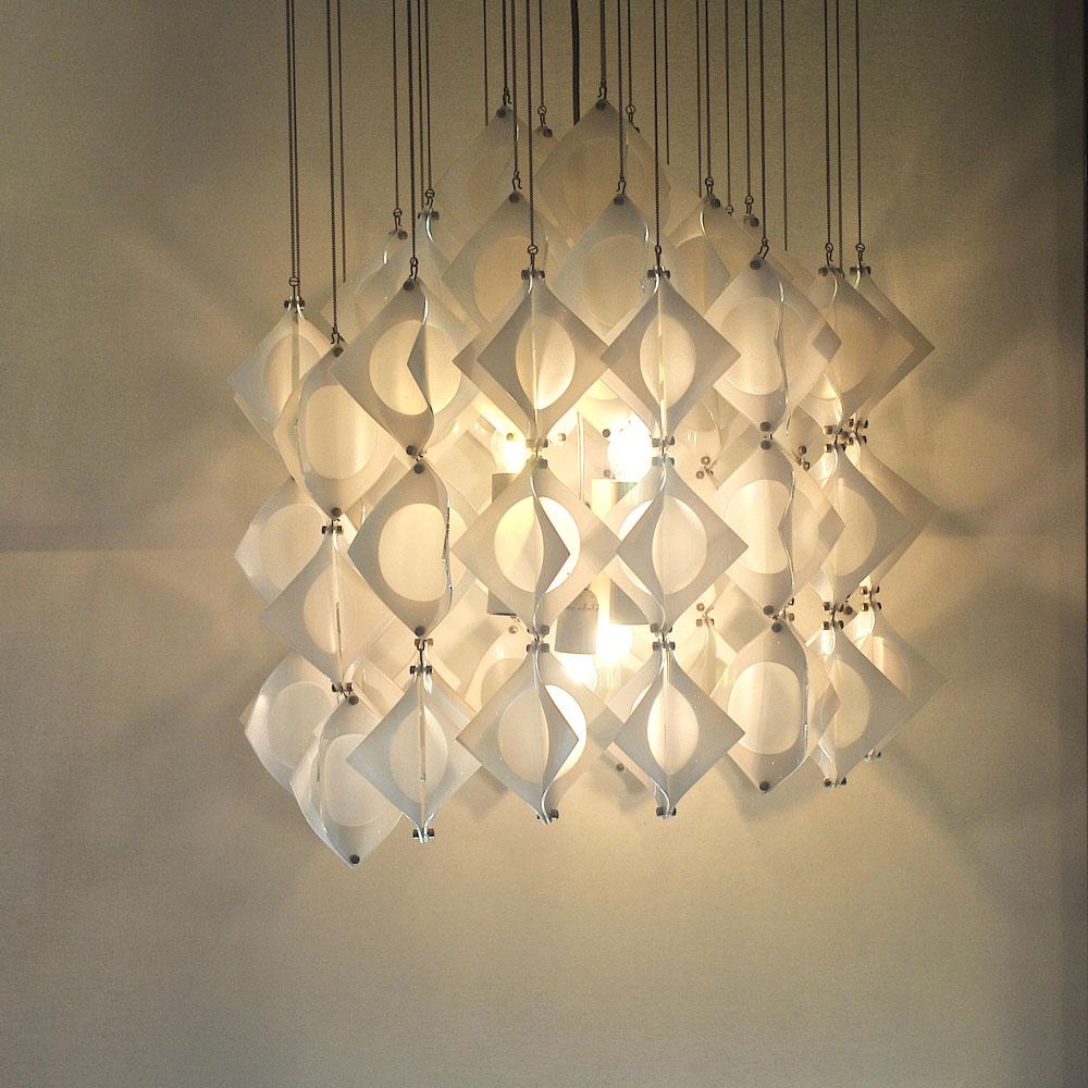 Lampadario di Mazzega Murano, fine anni '60 In condizioni buone in vendita a bari, IT