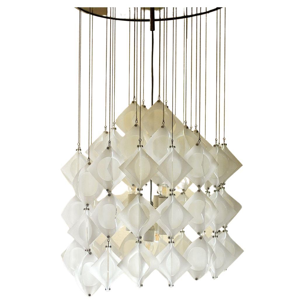 Mazzega Murano Chandelier, Late 1960s