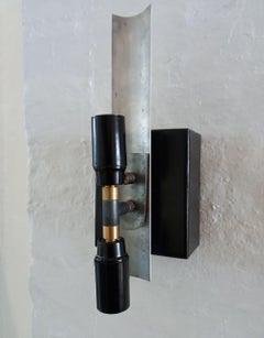 Mazzega Murano Frosted Glass Wall Lights, Sconces Italy, 1970s