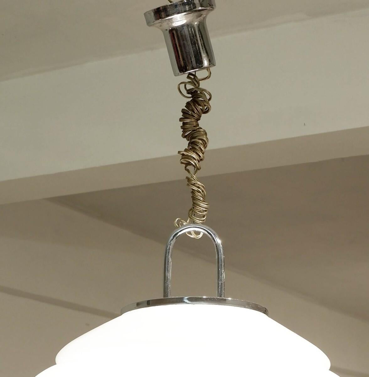 Mazzega Murano glass ceiling lamp, 1960s.
