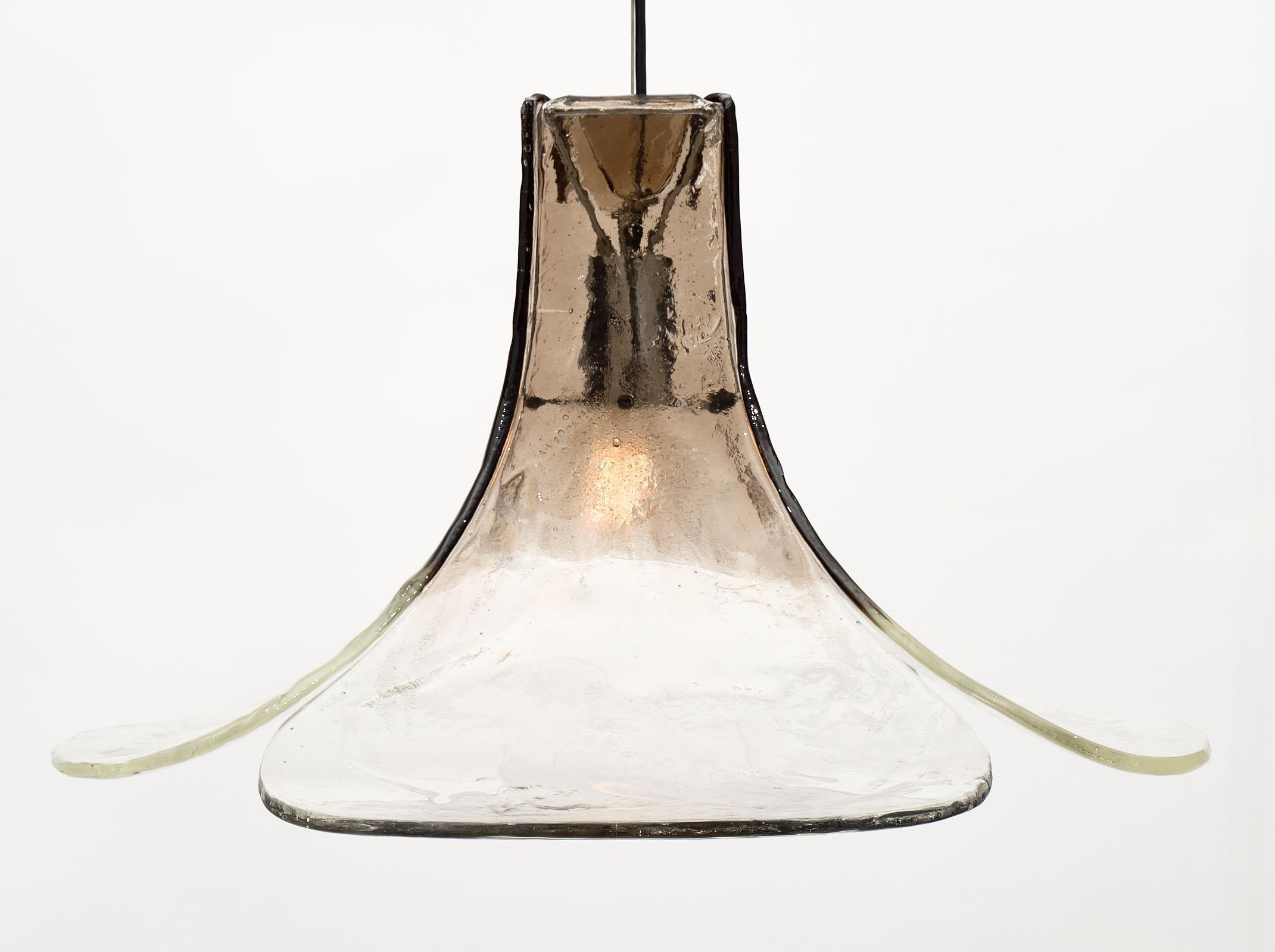 Mid-Century Modern Mazzega Murano Glass Chandelier