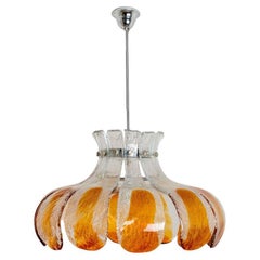 Mazzega Murano Glass Chandelier, Italy, 1970