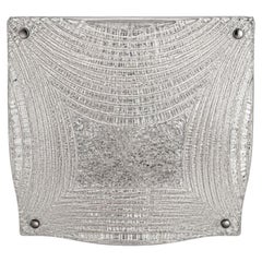 Mazzega Murano Glass Flush Mount Ceiling Light, Italy, 1970's.
