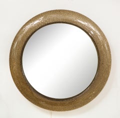 Mazzega Murano Glass Illuminated Border Mirror