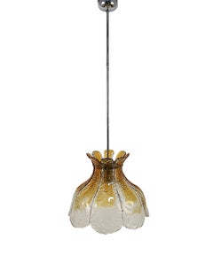Mazzega, Murano Glass Multicolored Italian Chandelier, Pendant, Italy, 1960s