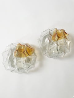 Mazzega Murano Glass Sconces