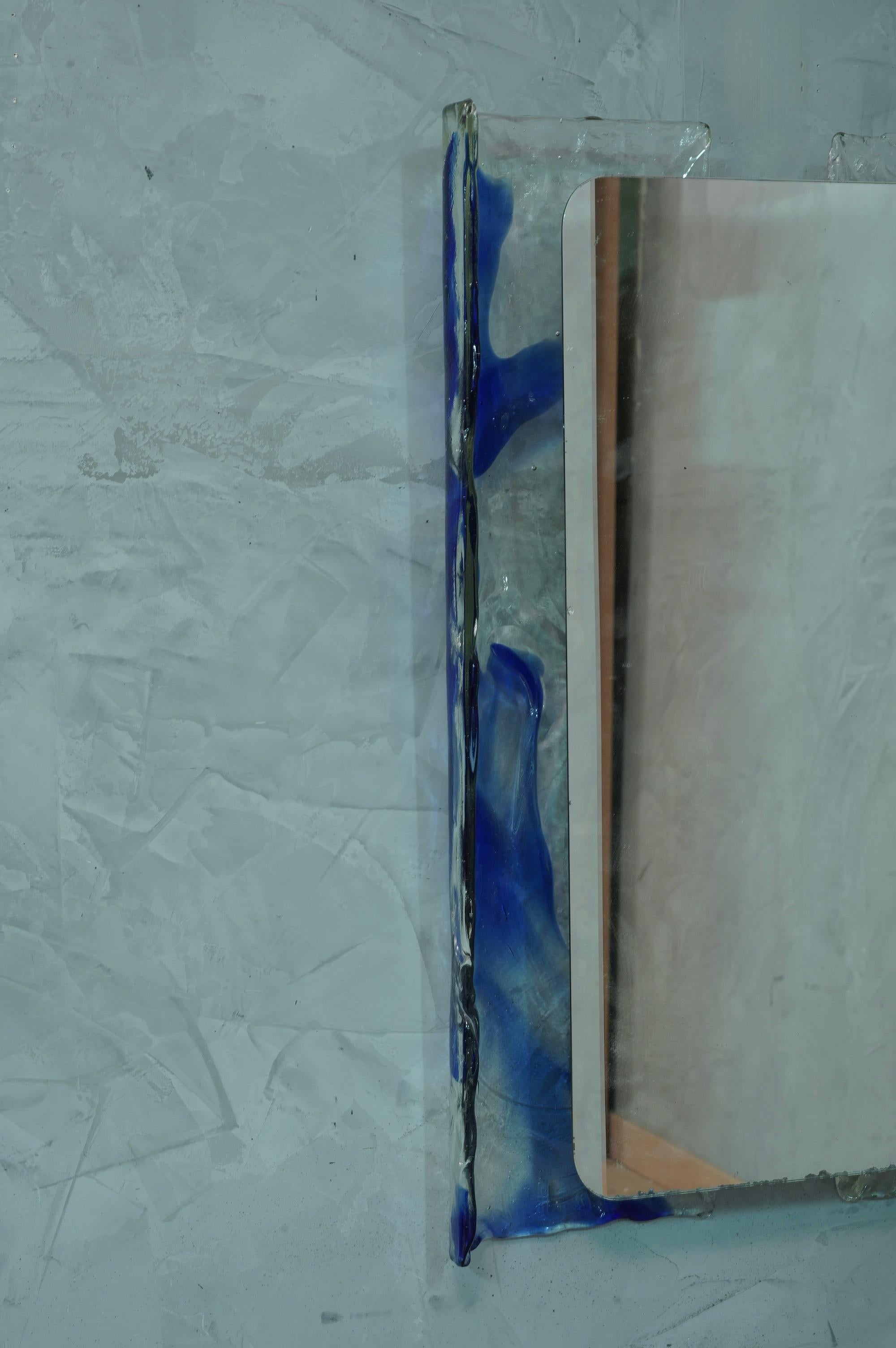 Mazzega, Wandspiegel aus Muranoglas, 1970 im Angebot 2