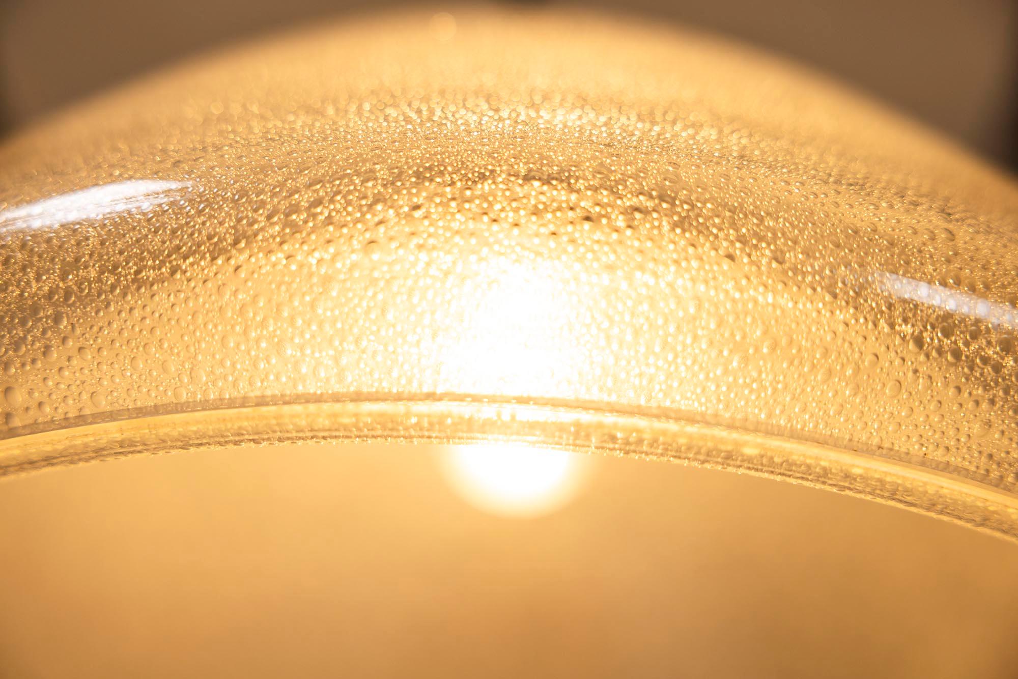Mazzega Pendant Lamp in Bullicante Murano Glass by Carlo Nason, Italy 1970s For Sale 4