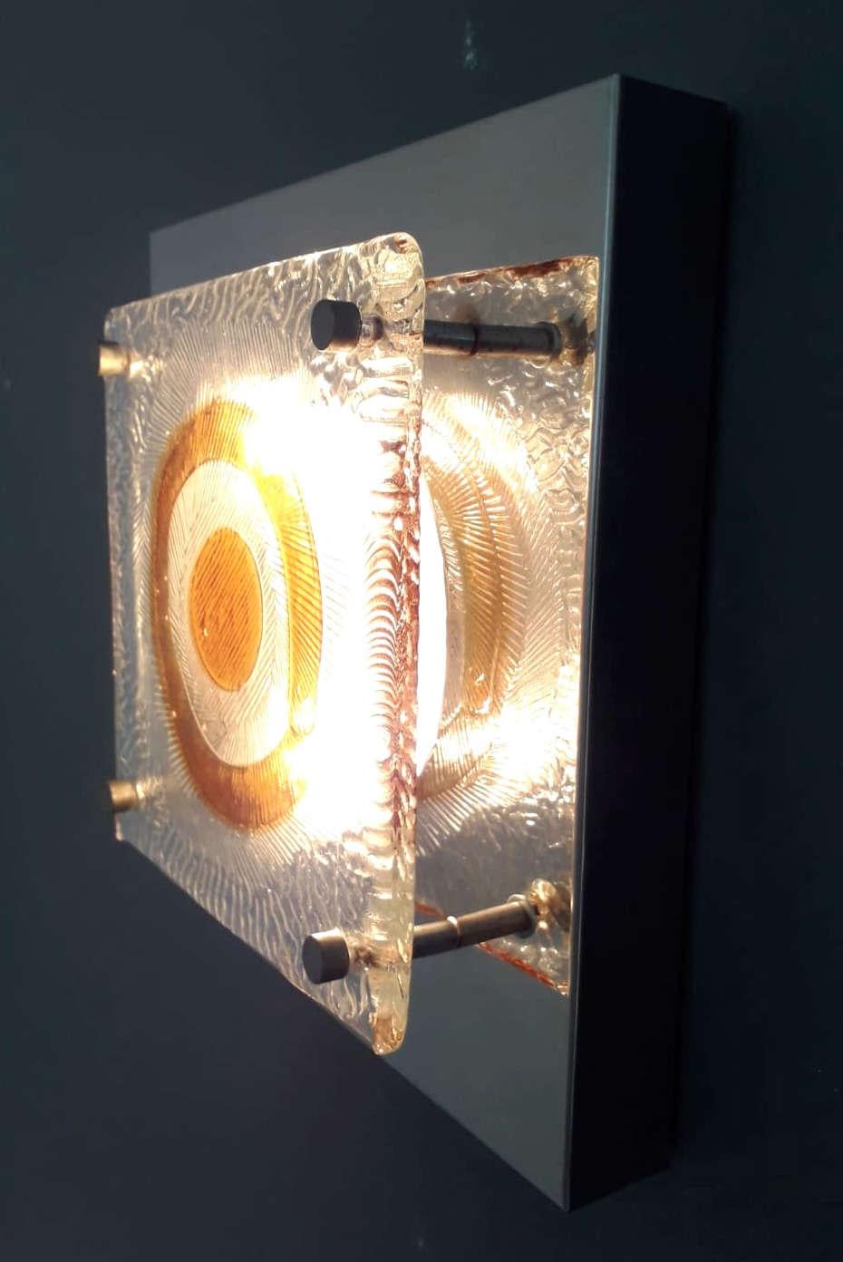 20th Century Mazzega Sconce or Flushmount For Sale