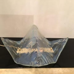 Mazzega SCONCES BRASS MURANO GLASS 1965 ITALY