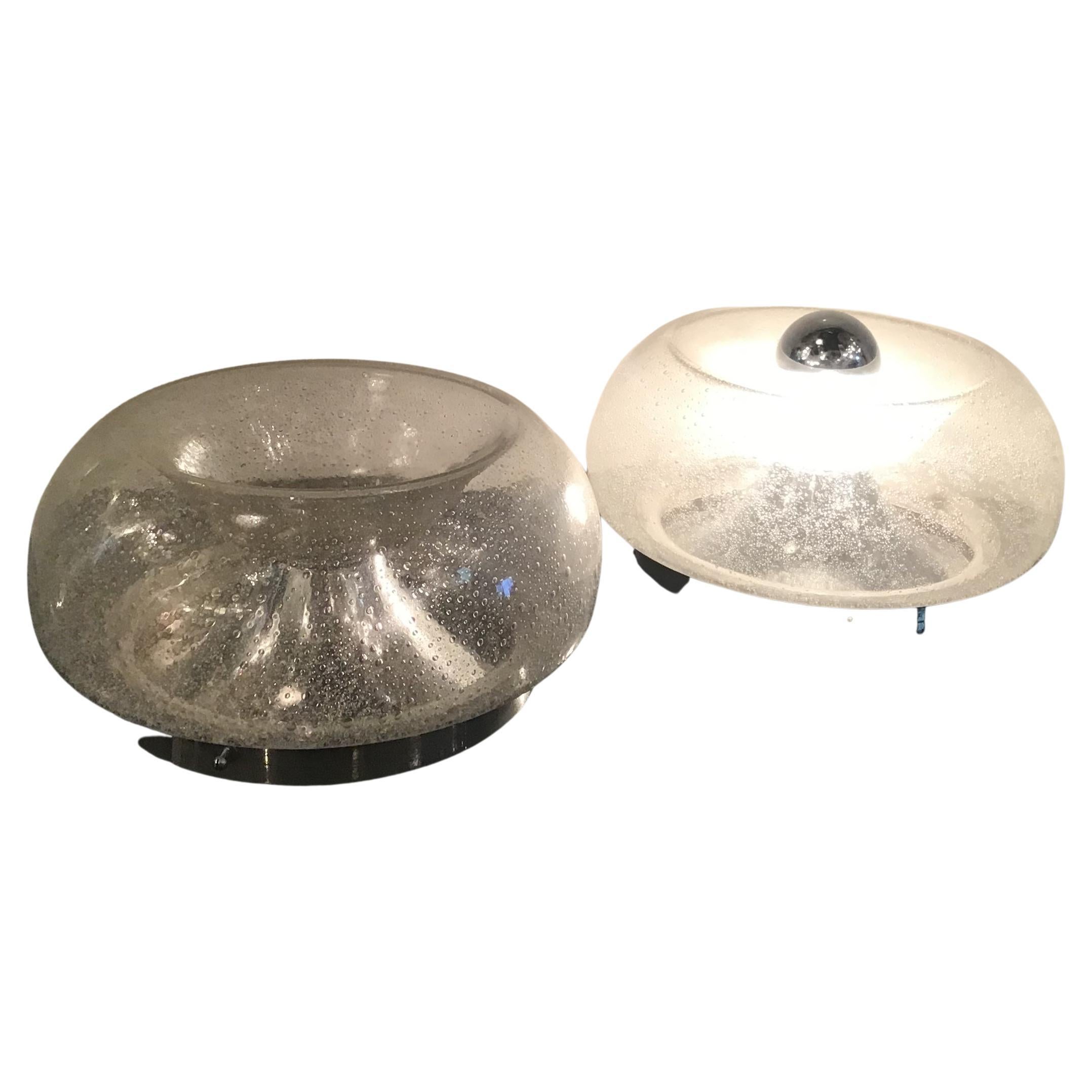 Mazzega/Schränke/Licht, Muranoglas, Metall, Italien, 1960