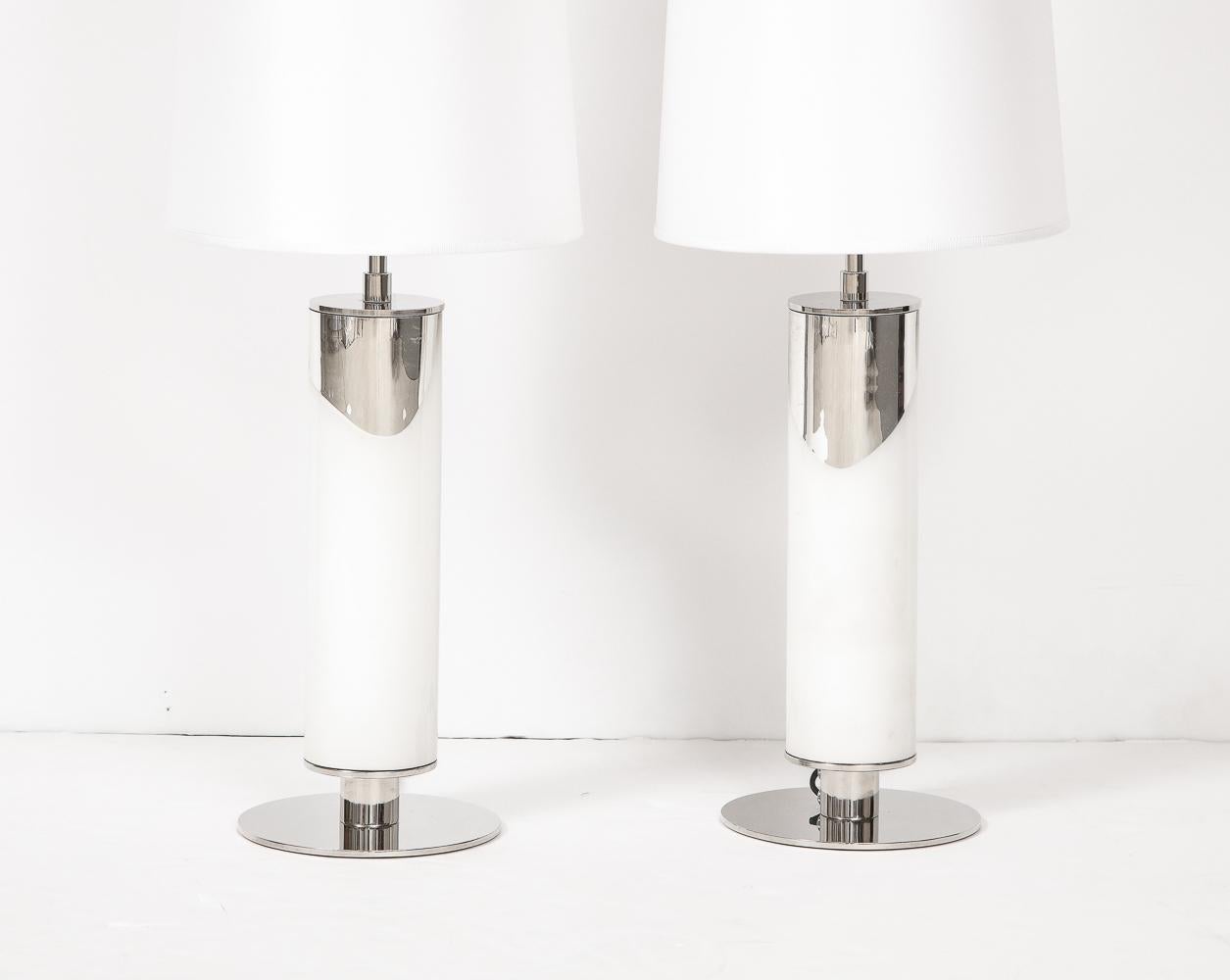 Modern Mazzega Specchiato, Pair of Lamps by Roberto Giulio Rida