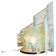 Mazzega table lamp in Murano glass designed by Carlo Nason