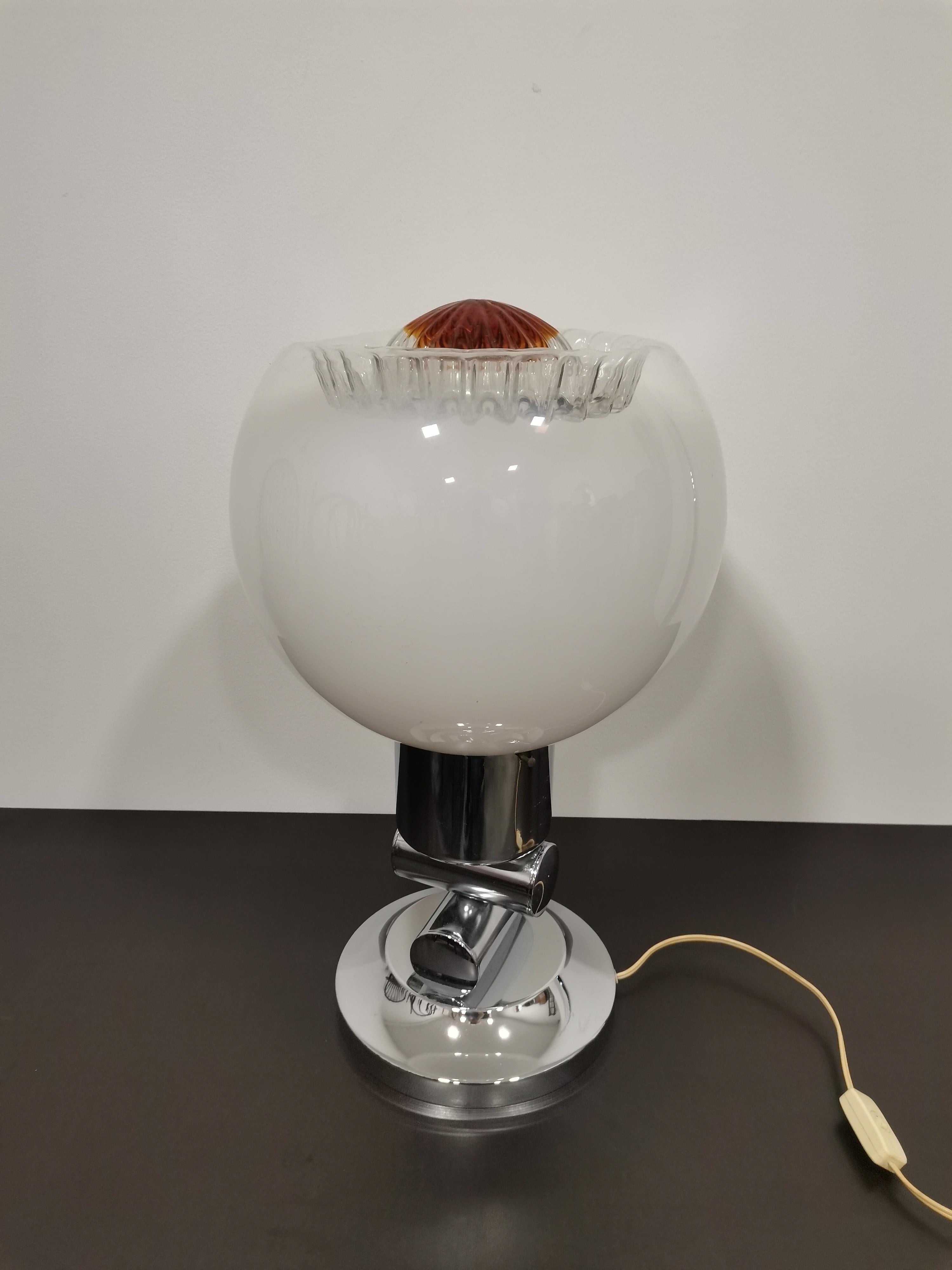 Mazzega-Tischlampe, Murano, 1970er-Jahre im Angebot 4