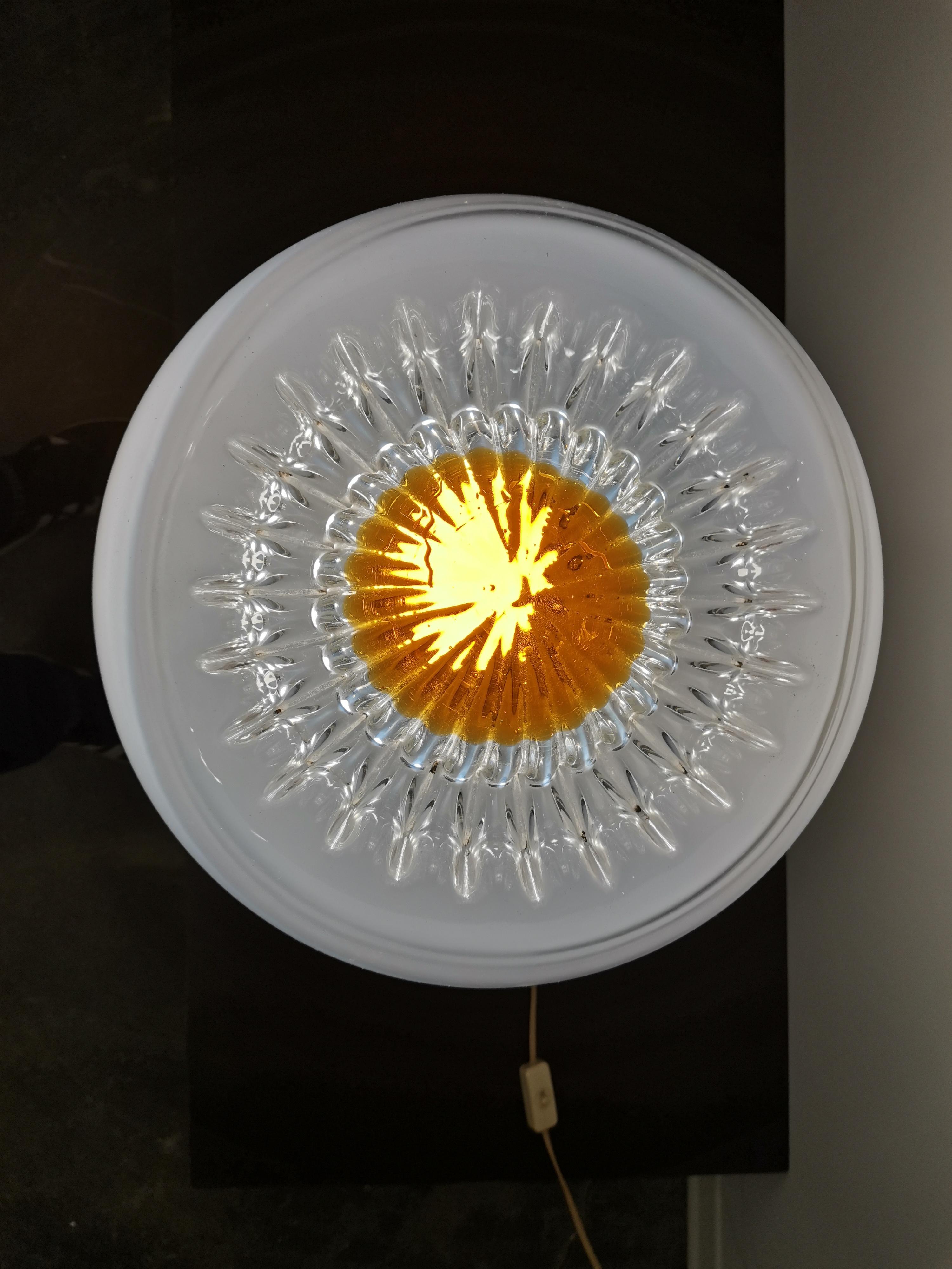 Mazzega-Tischlampe, Murano, 1970er-Jahre im Angebot 11