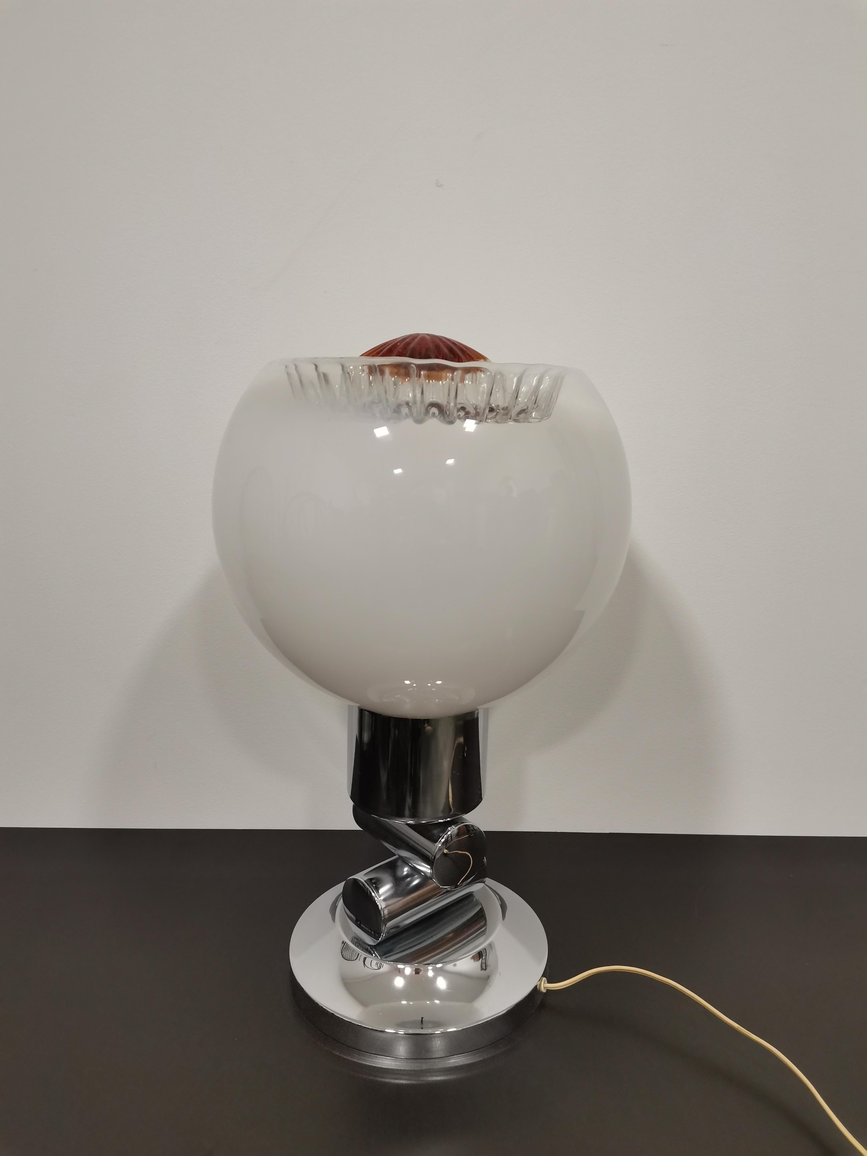 Mazzega-Tischlampe, Murano, 1970er-Jahre (Handgefertigt) im Angebot