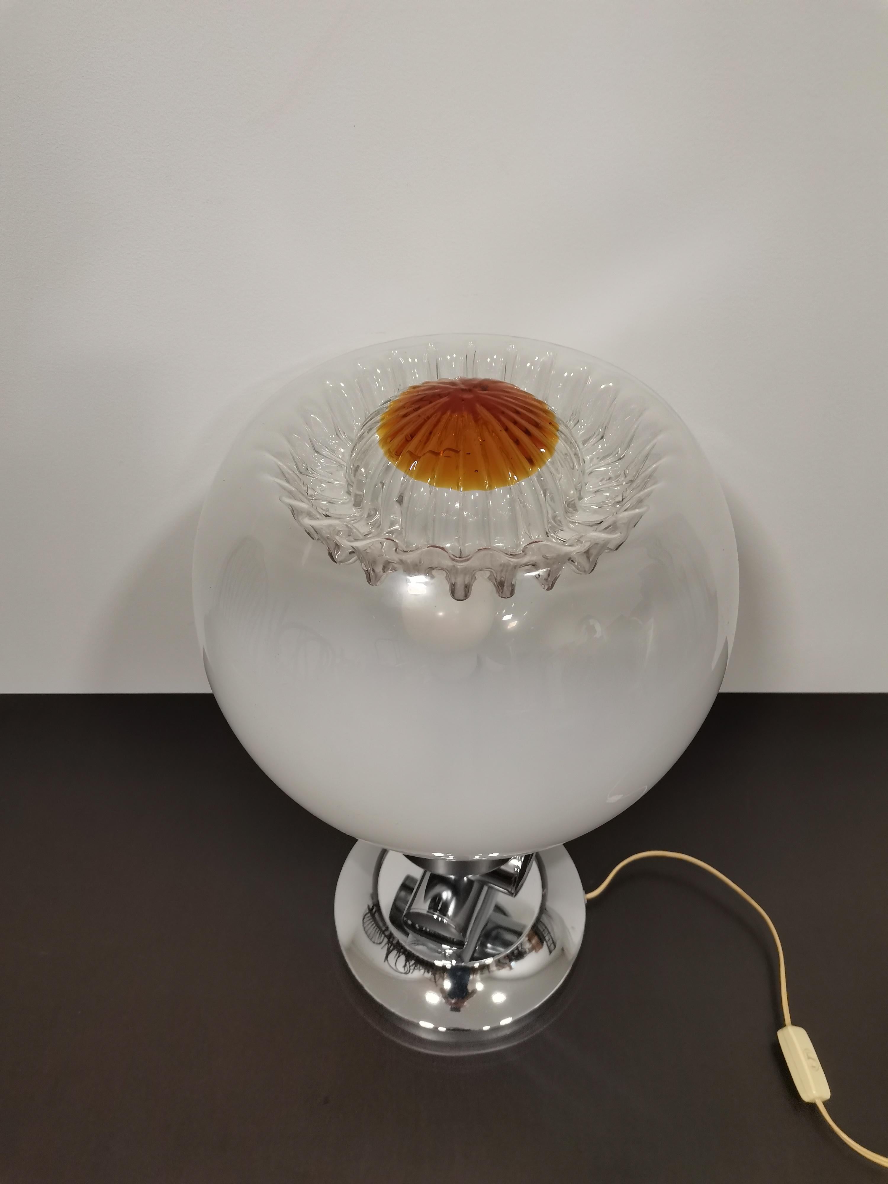 Mazzega-Tischlampe, Murano, 1970er-Jahre (Ende des 20. Jahrhunderts) im Angebot