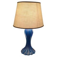 Mazzega Table Lamp Murano Glass Metal 1950 Italy