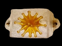 Applique murale Mazzega en verre de Murano en forme de rayon de soleil, Italie, 1970