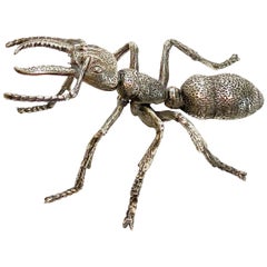 Mazzucato Italian Sterling Silver Ant Figurine