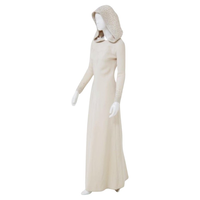 Mazzuchelli Vintage Sartorial Hooded Dress W Beading Mazzuchelli Vintage Sartorial Hooded Dress W Beading