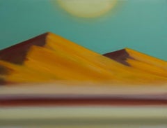 "California Mountains" oil on Synthetic Canvas