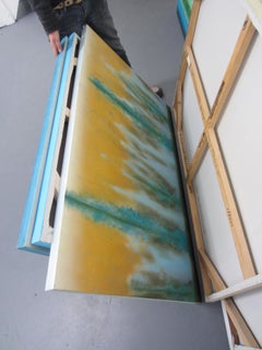 ""Hippy Valley" Öl auf synthetischem Leinwand