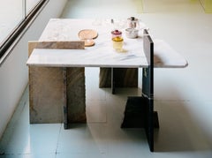 MB Coffee Table I in Reclaimed Natural Stone by NERINEA