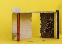 MB Console Table in Reclaimed Natural Stone by NERINEA