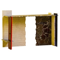 MB Console Table in Reclaimed Natural Stone by NERINEA