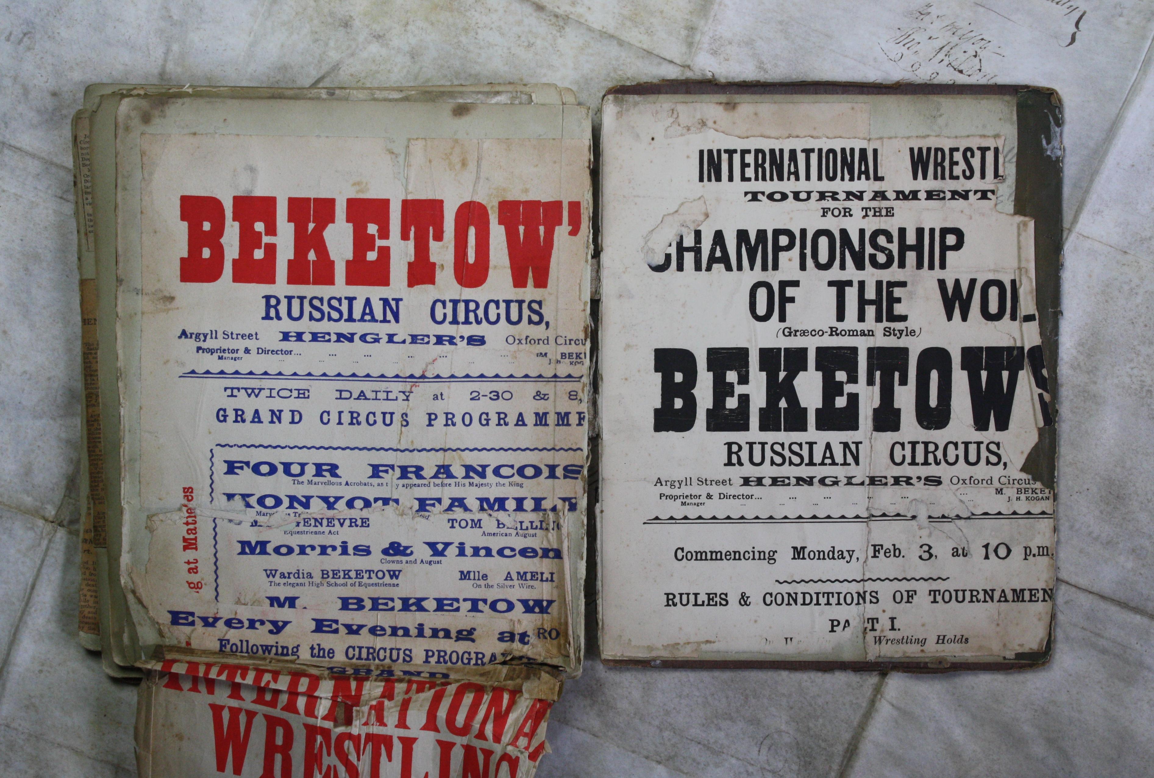 M.Bekeow's Russian Circus Freak Show, The London Palladium Scrap Book 7