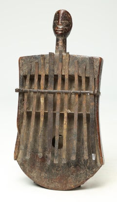 Mbira or Sanza Congo Early 20th Century African Tribal Musical Instrument