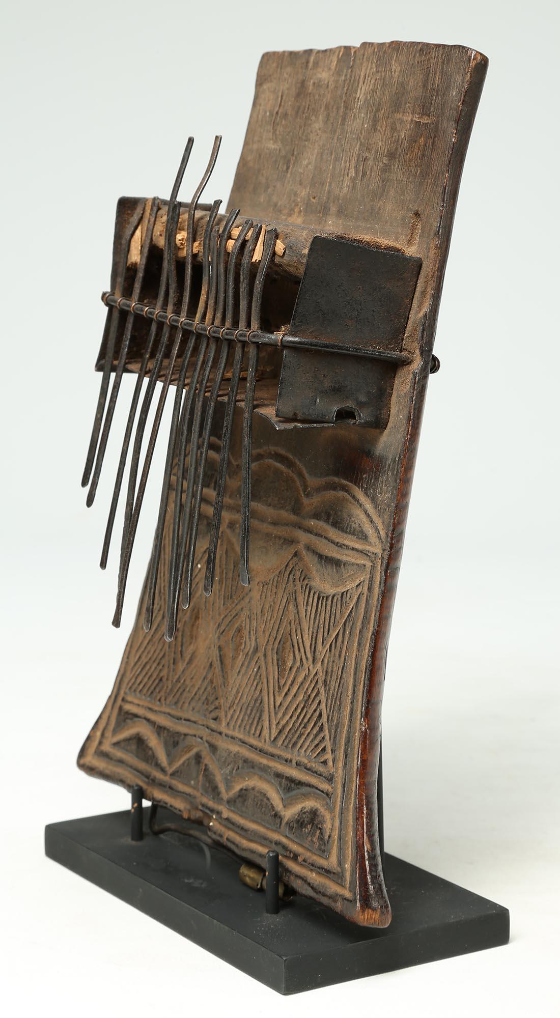 Congolese Mbira or Sanza Congo Early 20th Century African Tribal Musical Instrument