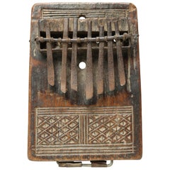 Mbira or Sanza Congo Early 20th Century African Tribal Musical Instrument