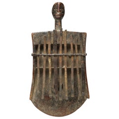 Mbira or Sanza Congo Early 20th Century African Tribal Musical Instrument