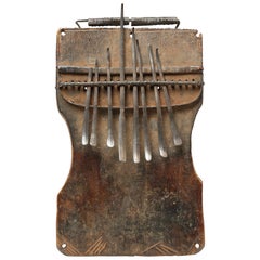 Mbira or Sanza Congo Early 20th Century African Tribal Musical Instrument