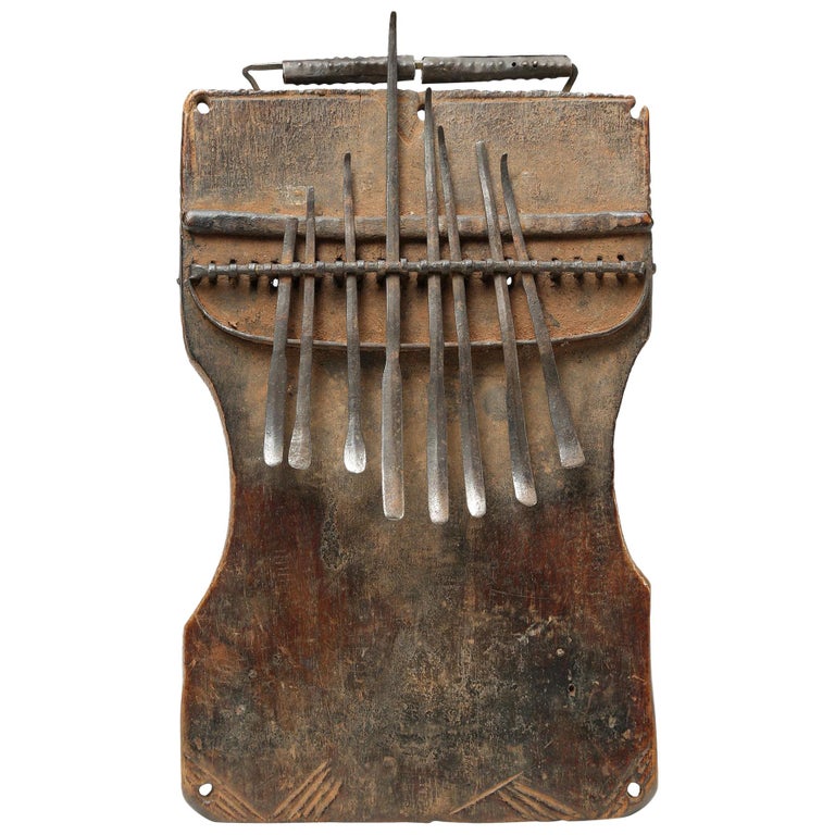 Mbira or Sanza Congo Early 20th Century African Tribal Musical