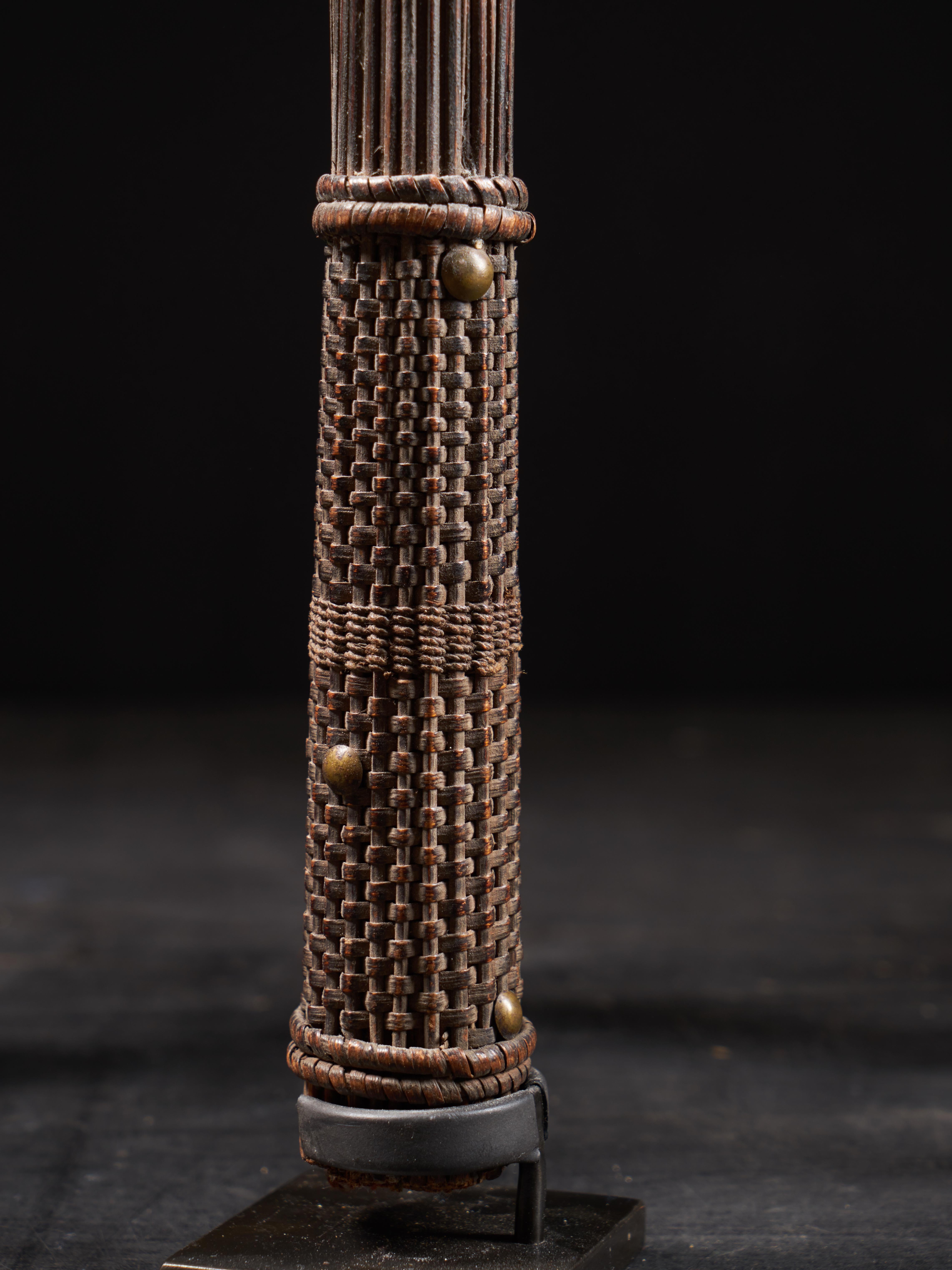Ethno Design Mbole People, DRC, Chief Scepters Collection Made of Palmtree Leaf  For Sale 2