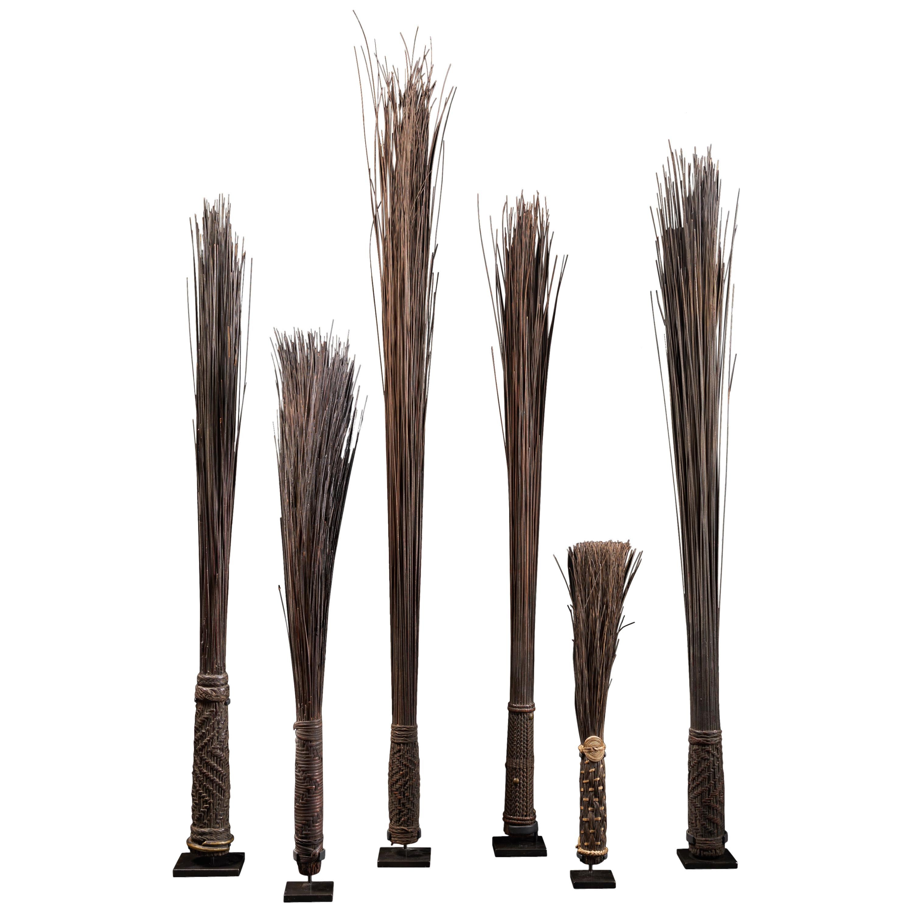 Collection de sceptres en forme de feuille de palmier, DRC, Ethno Design Mbole People 