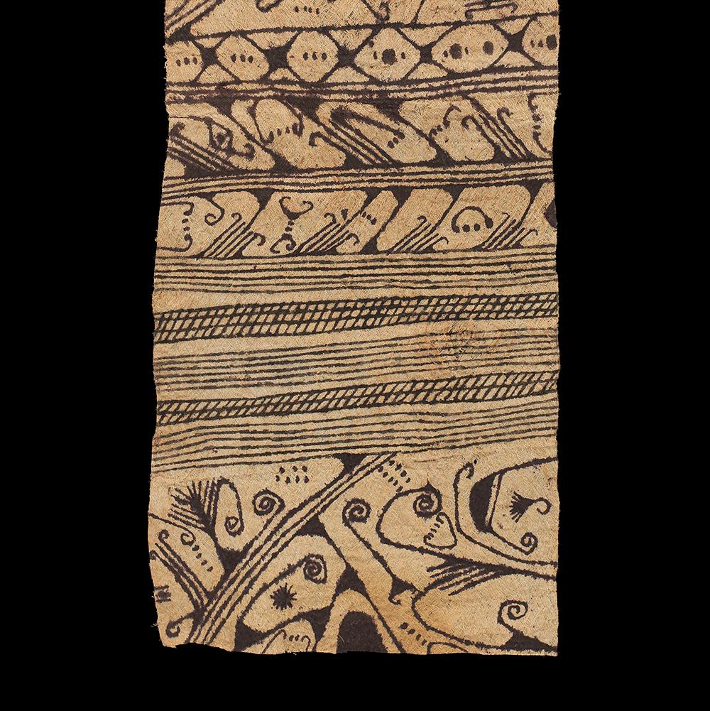 Tribal Mbuti Painting on barkcloth, 20th century For Sale