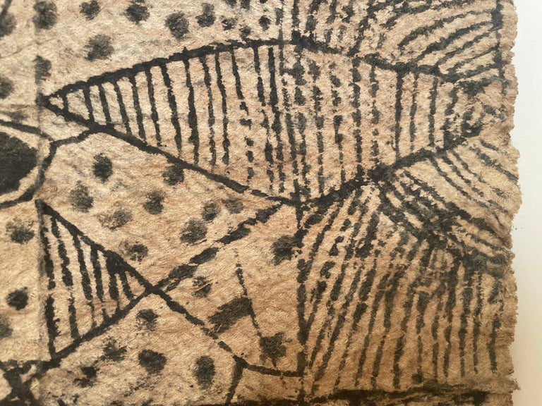 Mbuti Painting on barkcloth, 20th century For Sale at 1stDibs