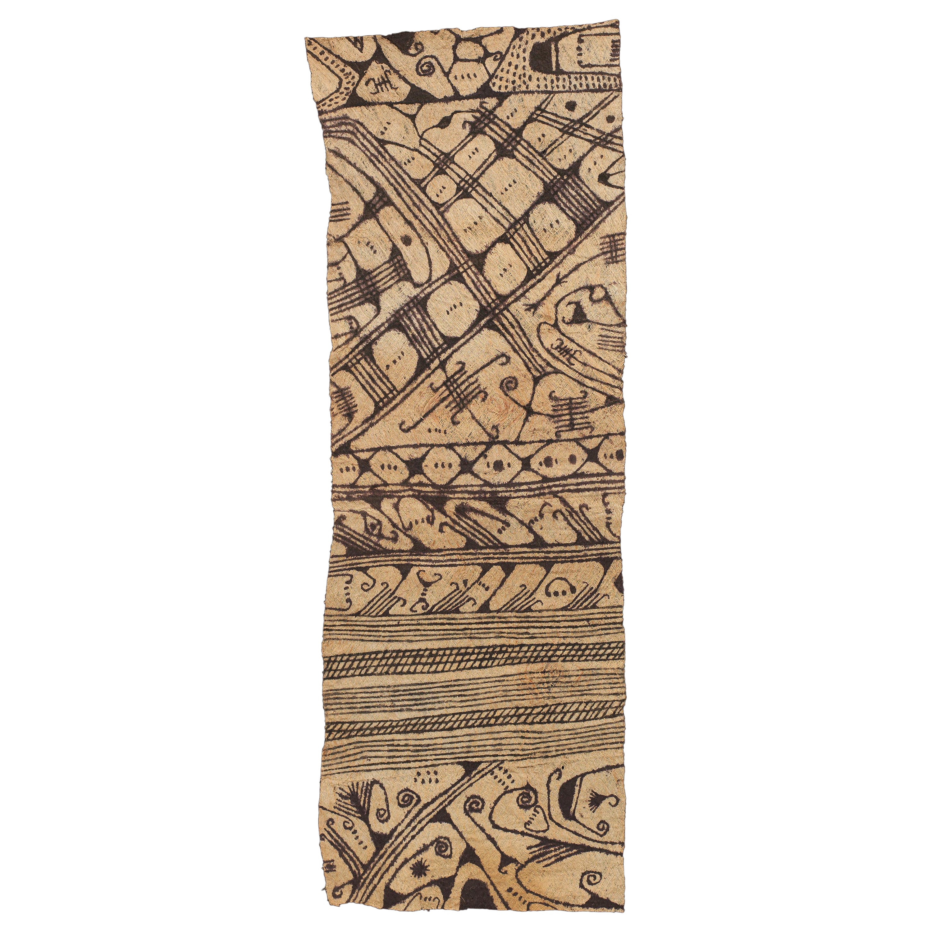 Mbuti, Gemälde auf Barkcloth, 20. Jahrhundert