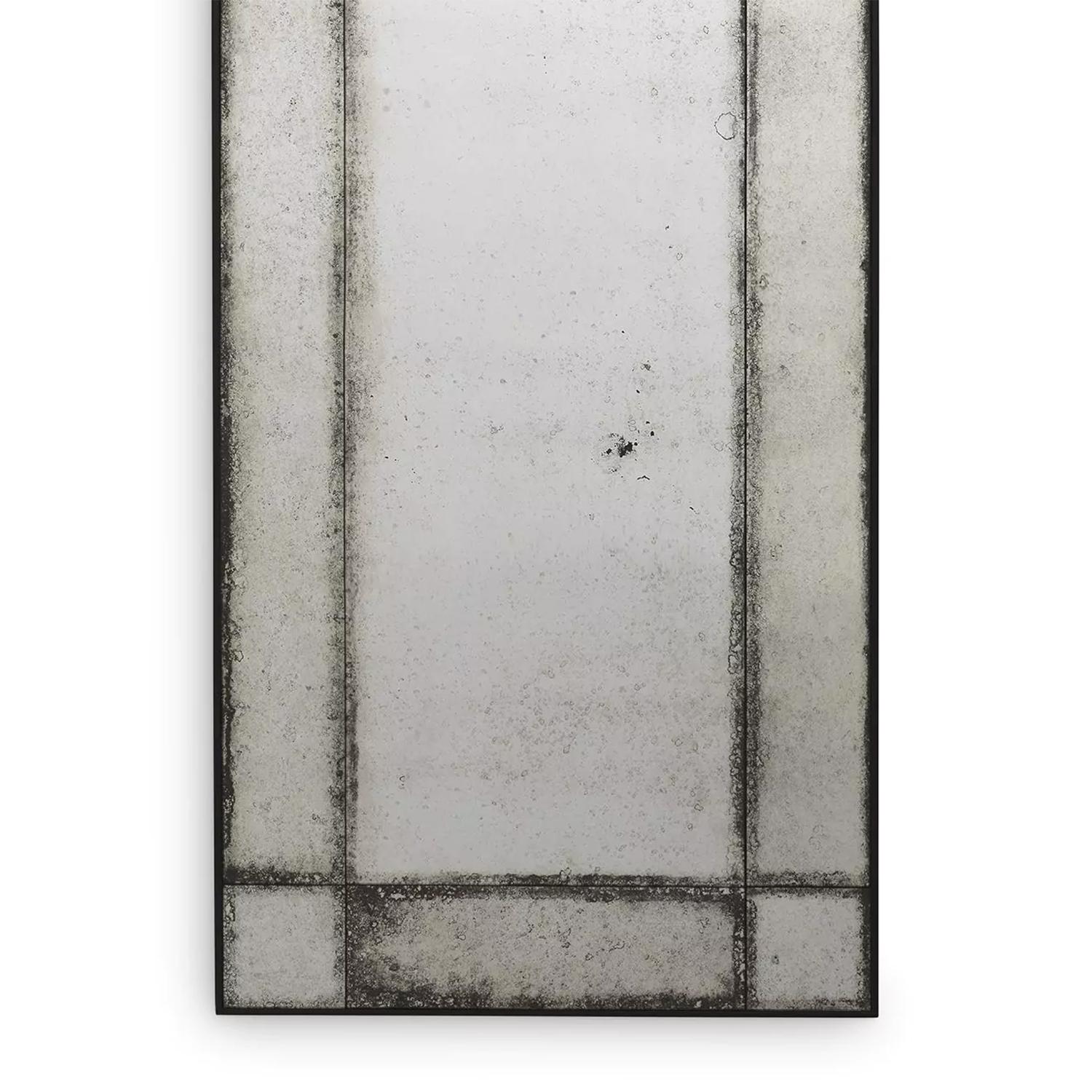 Hand-Crafted Mc Arthur Aged High Rectangular Mirror  For Sale