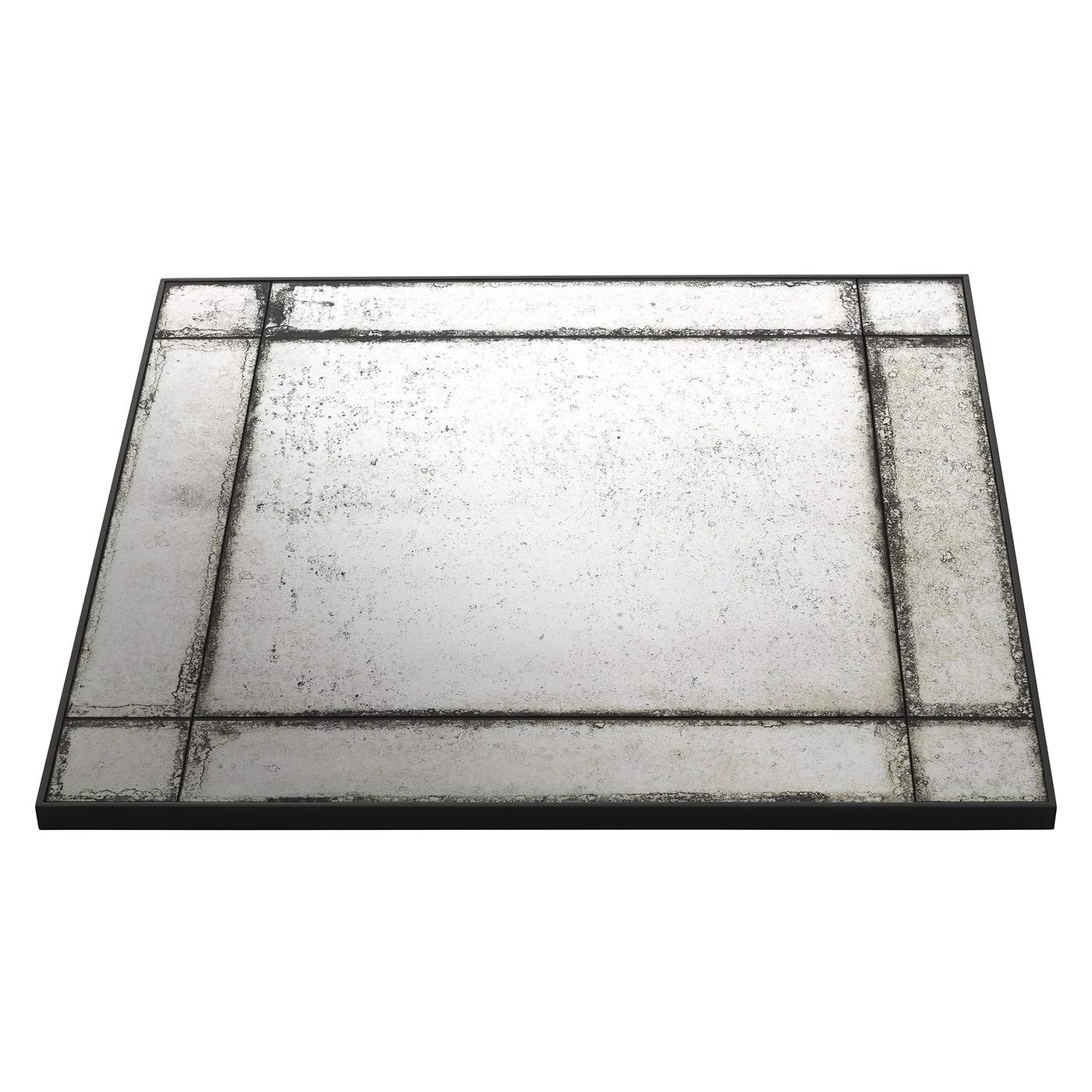 Indonesian Mc Arthur Square Aged Mirror For Sale