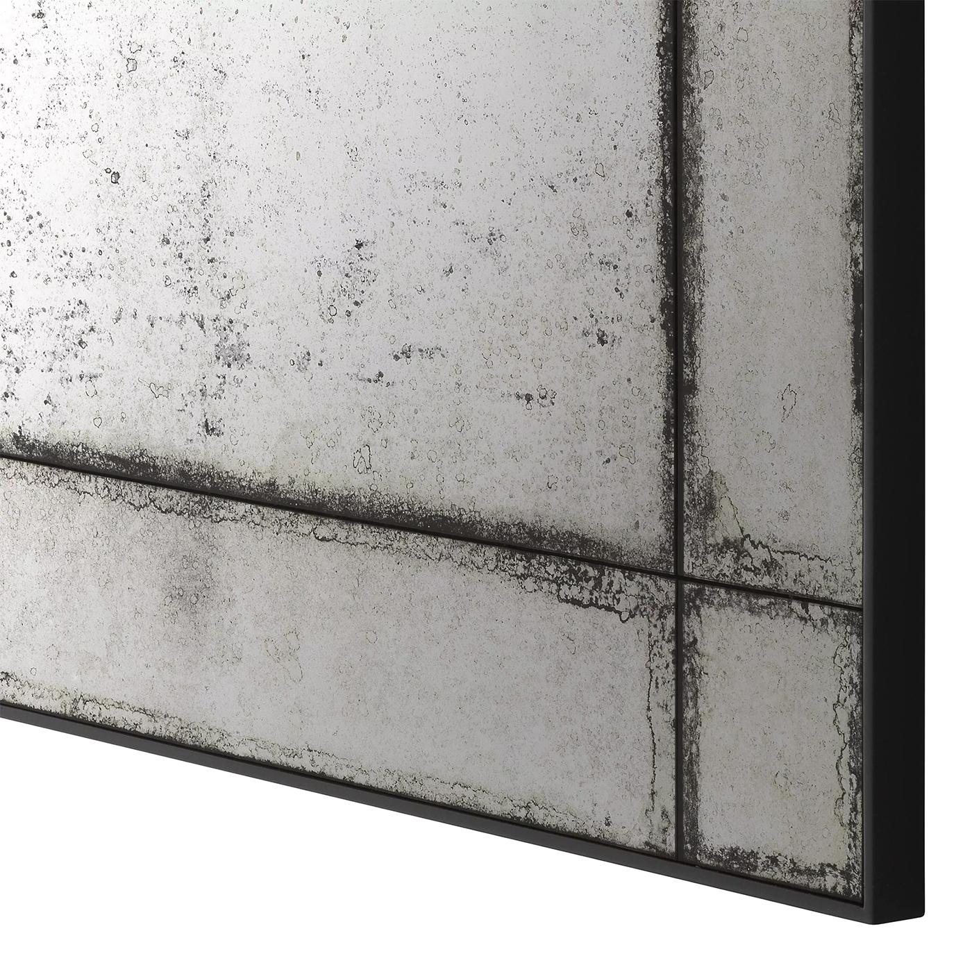 Contemporary Mc Arthur Square Aged Mirror For Sale