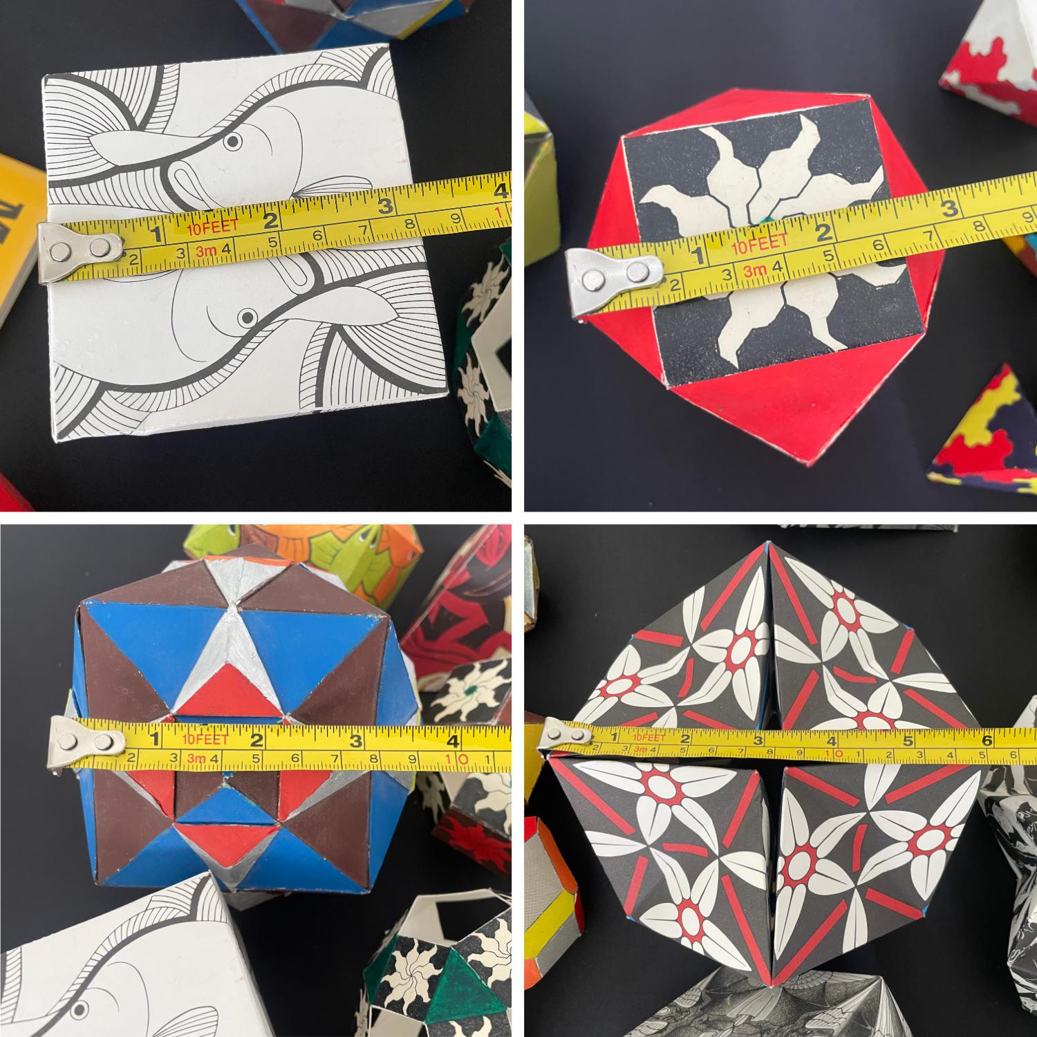 Livre Kaleidozyklein de M.C Escher avec motifs d'origami en vente 5