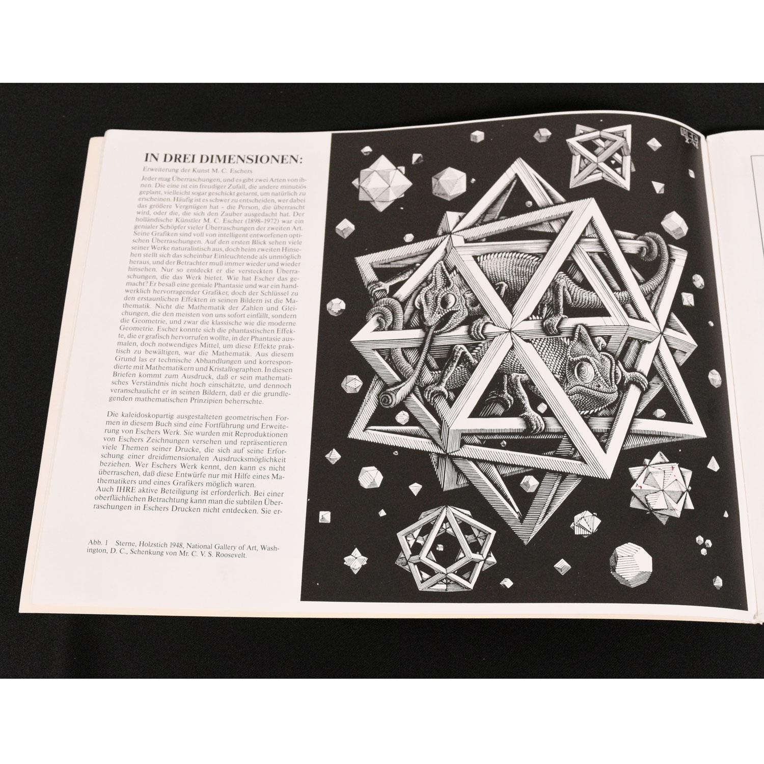Livre Kaleidozyklein de M.C Escher avec motifs d'origami en vente 8