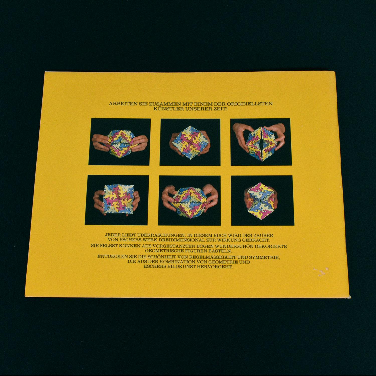 Néerlandais Livre Kaleidozyklein de M.C Escher avec motifs d'origami en vente